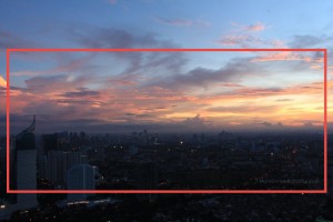 cara foto sunset dengan landscape perkotaan 01