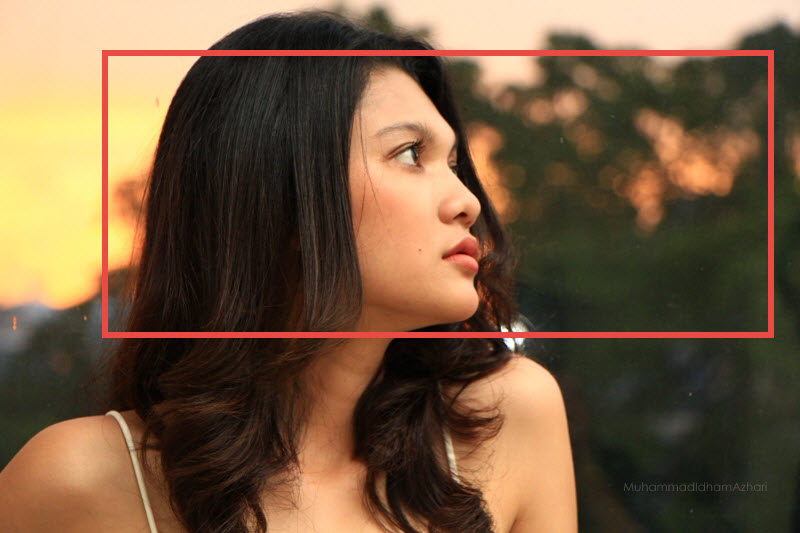 cara foto sunset menggunakan flash dengan latar depan model 2