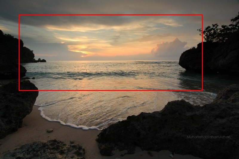 cara membuat foto sunset dengan filter Graduated ND