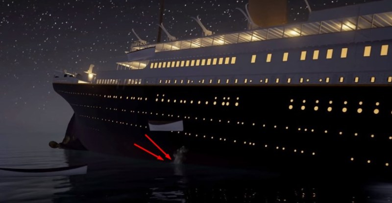 Video Animasi Proses Tenggelamnya Kapal Laut Titanic