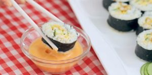 Resep Sushi Roll Isi Ayam Goreng Mayo Pedas