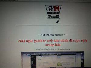 Materi Pelatihan Internet Marketing SB1M Cara Agar Web Tidak Di Copy