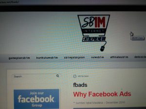 Materi Workshop Bisnis Online SB1M FB Ads