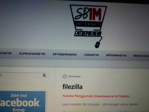 Materi Kursus Bisnis Internet SB1M FileZilla