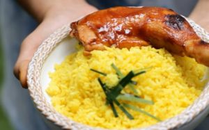 Resep Nasi Kuning Ayam BBQ Ala Yuda Bustara