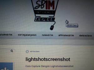 Materi Kursus Bisnis Internet SB1M LightShot Screenshot