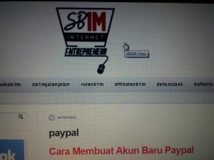 Materi Kursus Bisnis Internet SB1M PayPal
