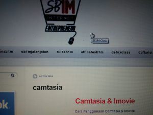 Materi Pelatihan Bisnis Online SB1M Camtasia