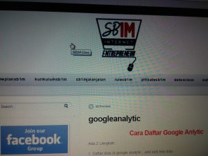 Materi Sekolah Bisnis Online SB1M Google Analytics