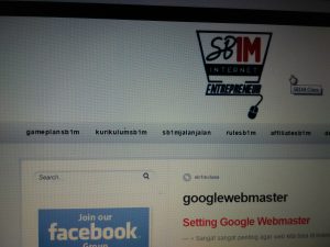 Materi Sekolah Internet Marketing SB1M Google Webmasters
