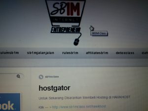Materi Sekolah Internet Marketing SB1M HostGator