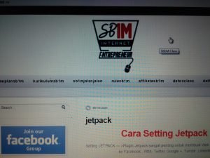 Materi Training Bisnis Internet SB1M Jetpack