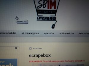Materi Training Bisnis Internet SB1M ScrapeBox