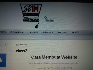 Materi Komunitas Bisnis Internet SB1M Cara Membuat Website