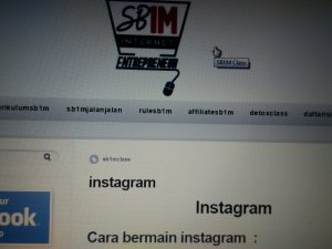 Materi Kursus Bisnis Internet SB1M Instagram