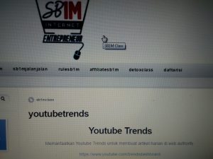 Materi Kursus Internet Marketing SB1M YouTube Trends