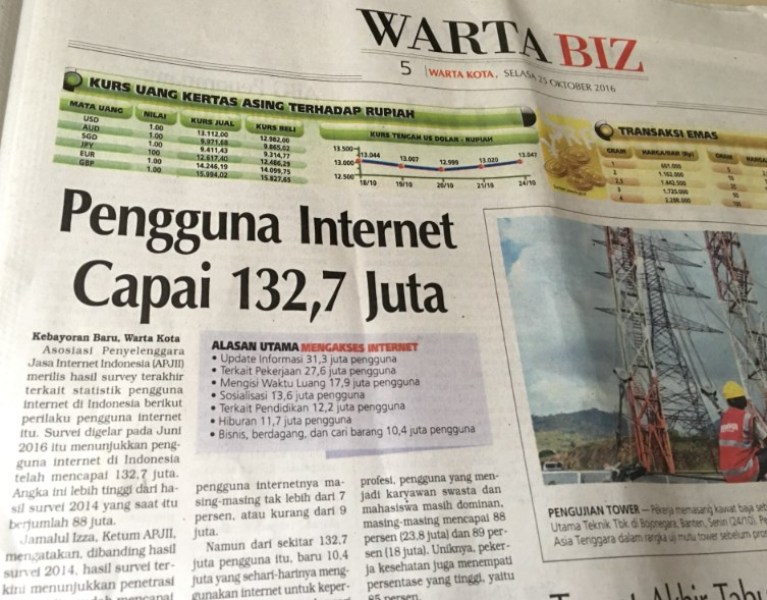 Pengguna Internet Di Indonesia