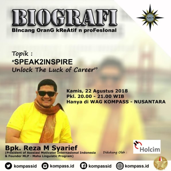 Program Biografi KOMPASS Nusantara 23 Agustus 2018 Bersama Muhammad Idham Azhari