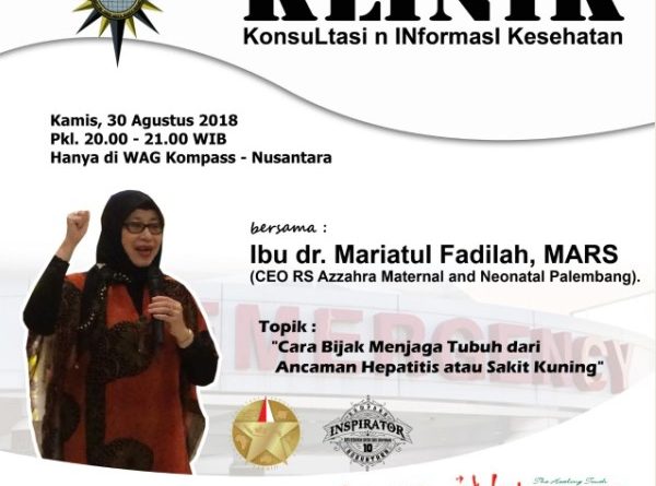 Program Klinik KOMPASS Nusantara 30 Agustus 2018 Bersama Muhammad Idham Azhari