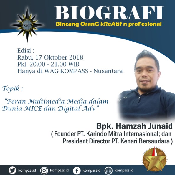 Program Biografi KONUS 17 Oktober 2018 Bersama Muhammad Idham Azhari