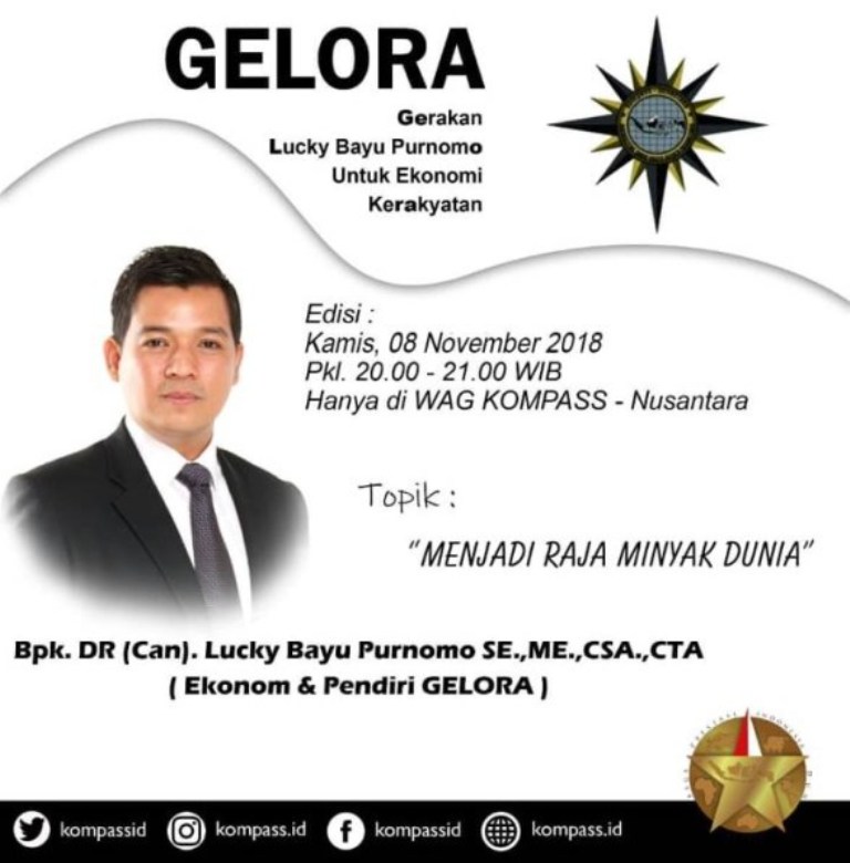 Program GELORA KONUS 8 November 2018 Bersama Muhammad Idham Azhari