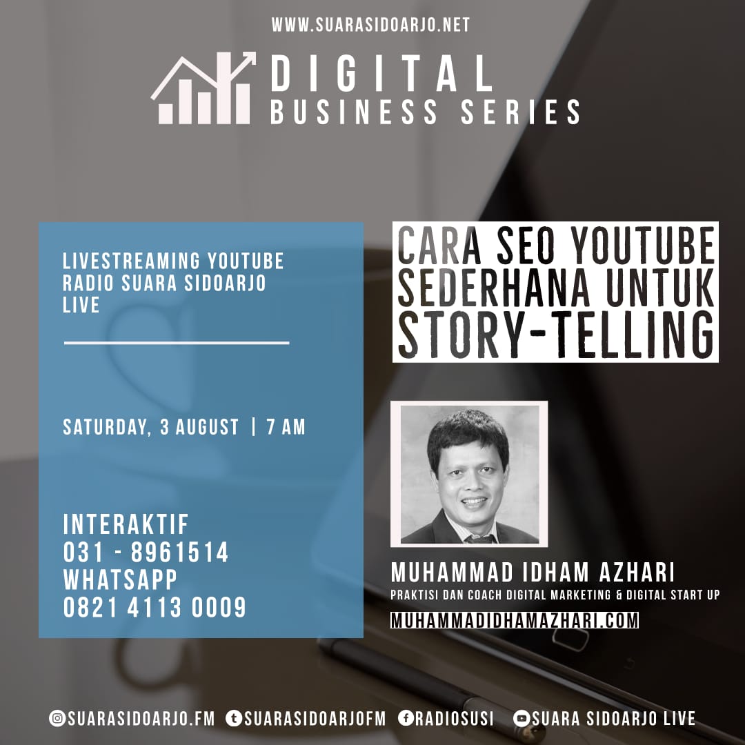 Cara SEO YouTube Sederhana untuk STORY-TELLING by Muhammad Idham Azhari