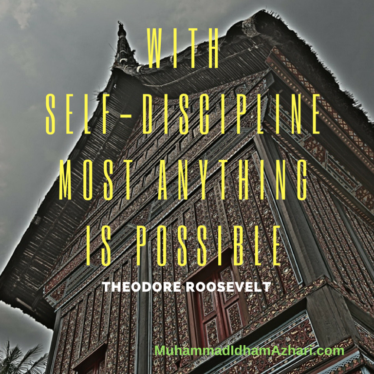 Segala Hal Bisa Terwujud Bila Anda Disiplin