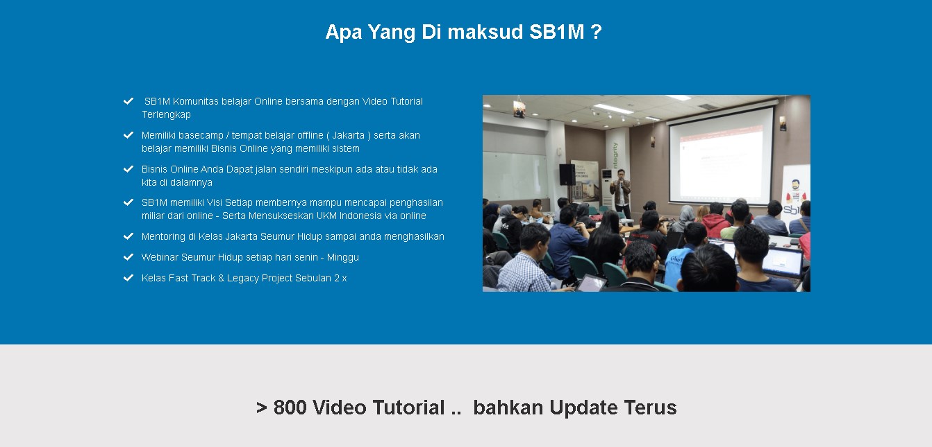 Komunitas Bisnis Online dan Marketing Digital SB1M