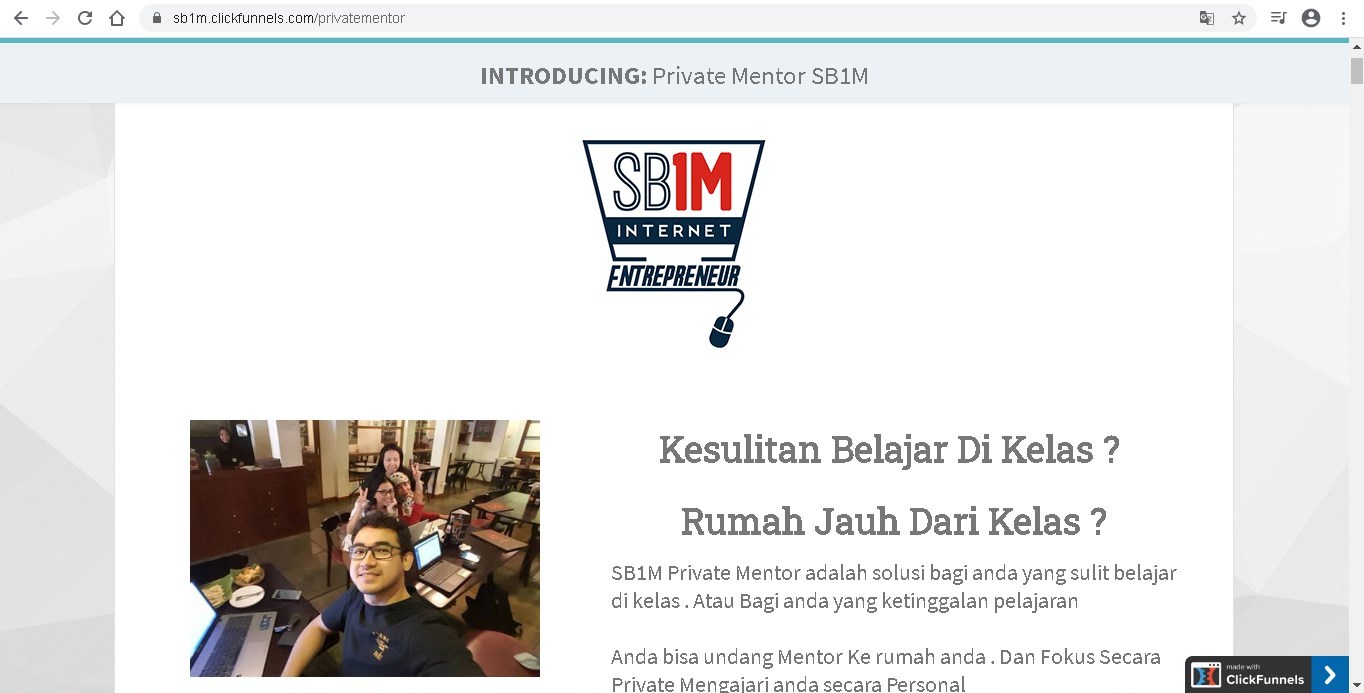 SB1M Private Mentor - Your Digital Solution by Muhammad Idham Azhari
