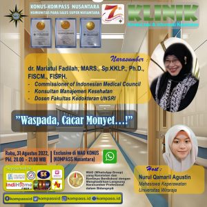 Program KLINIK KOMPASS Nusantara 30 Agustus 2022 by Muhammad Idham Azhari