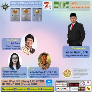 Program BOS BICARA KOMPASS Nusantara 09 September 2022 by Muhammad Idham Azhari