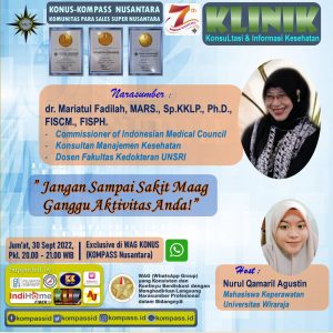 Program KLINIK KOMPASS Nusantara 30 September 2022 by Muhammad Idham Azhari