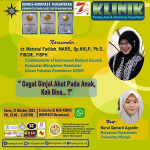 Program KLINIK KOMPASS Nusantara 31 Oktober 2022 by Co-founder Muhammad Idham Azhari