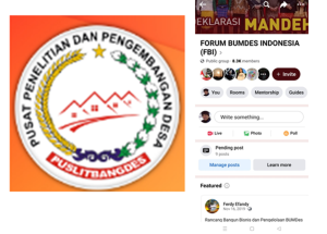 Kolaborasi PUSLITBANGDES dan FORUM BUMDES INDONESIA dengan Perwakilan di Setiap Desa Indonesia