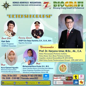 Program BIOGRAFI KOMPASS Nusantara 28 Desember 2022 by Co-founder Muhammad Idham Azhari