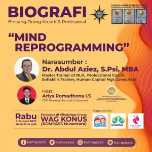 Program BIOGRAFI KOMPASS Nusantara 04 Januari 2023 by Co-founder Muhammad Idham Azhari