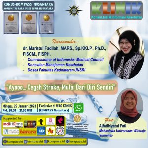 Program KLINIK KOMPASS Nusantara 29 Januari 2023 by Co-founder Muhammad Idham Azhari