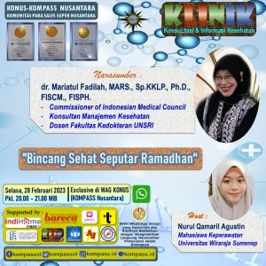 Program KLINIK KOMPASS Nusantara 28 Februari 2023 by Co-founder Muhammad Idham Azhari