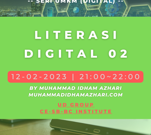 Seri UMKM Digital - LITERASI DIGITAL 02 by Muhammad Idham Azhari