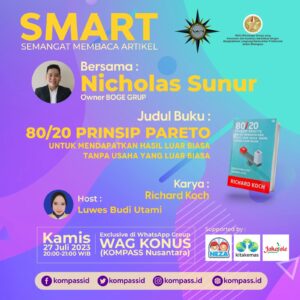Program SMART KOMPASS Nusantara 27 Juli 2023 by Co-founder Muhammad Idham Azhari